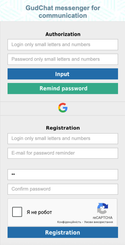 Auth ang register